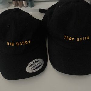 Dab daddy & Terp queen strap back baseball caps